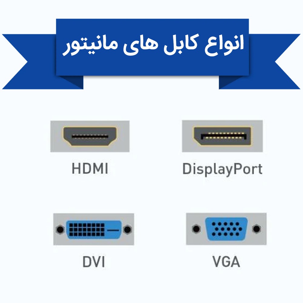 انواع کابل های مانیتور 